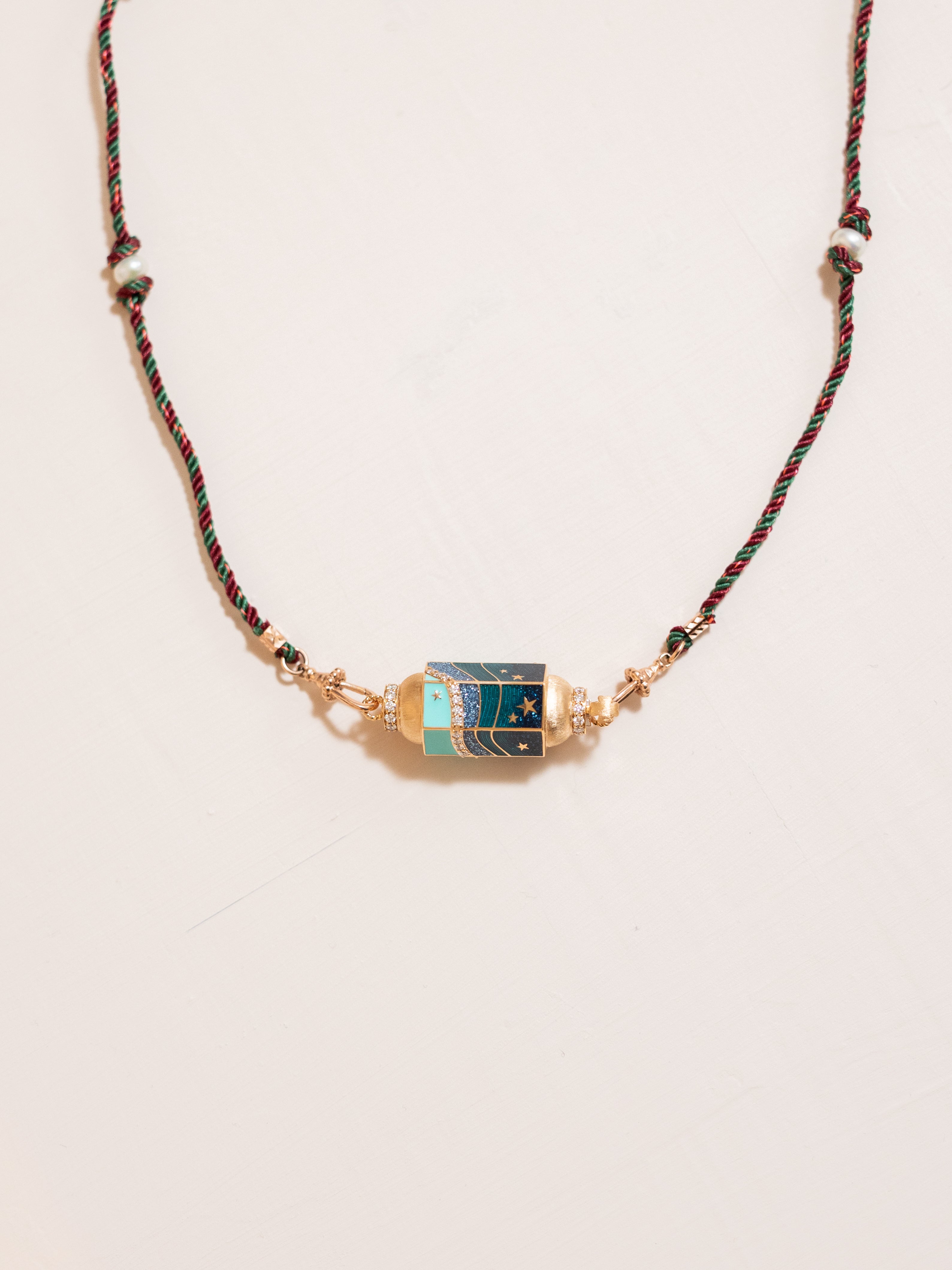 Milky Way Locket Necklace