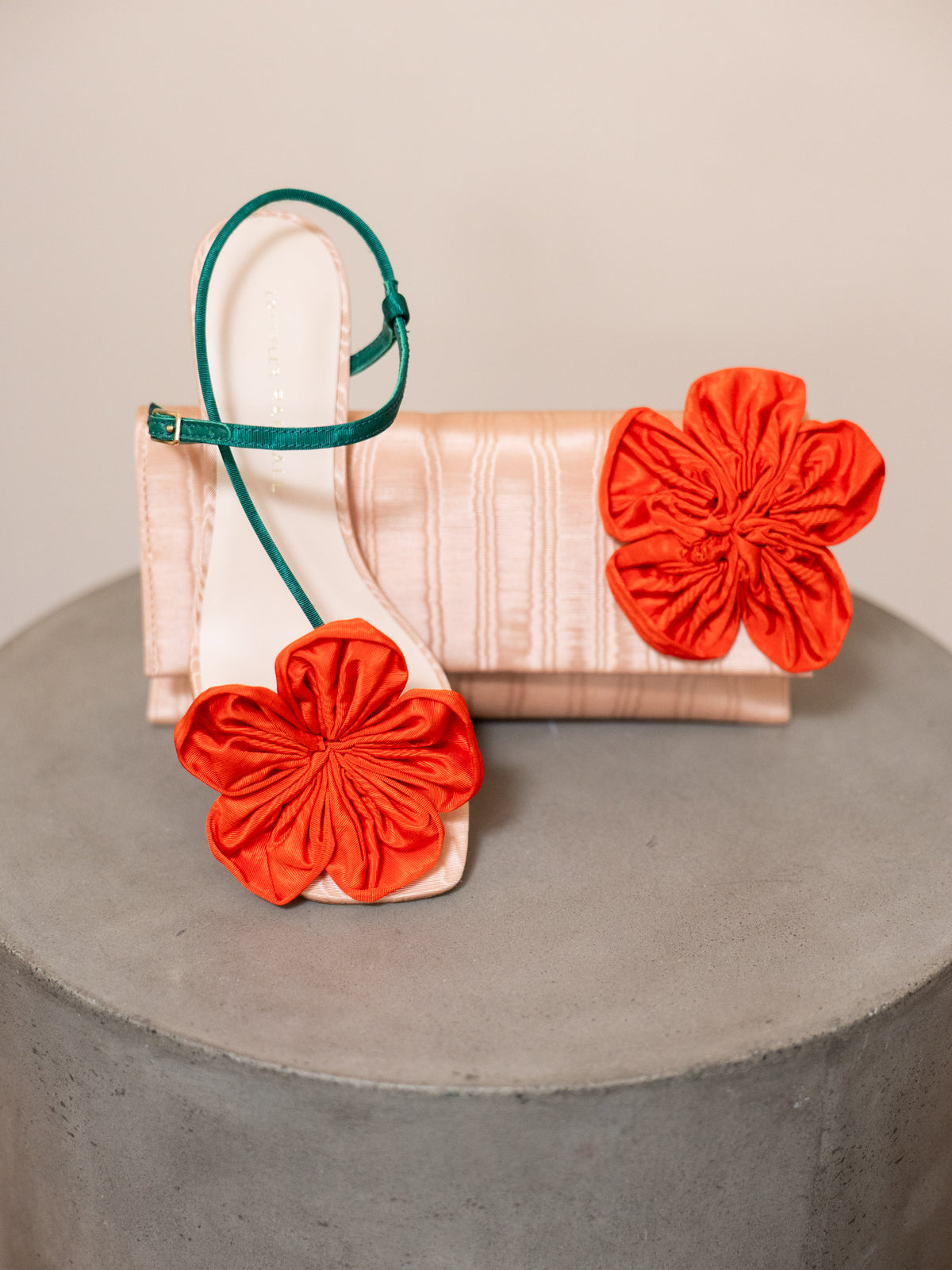 Frank Flower Applique Heel