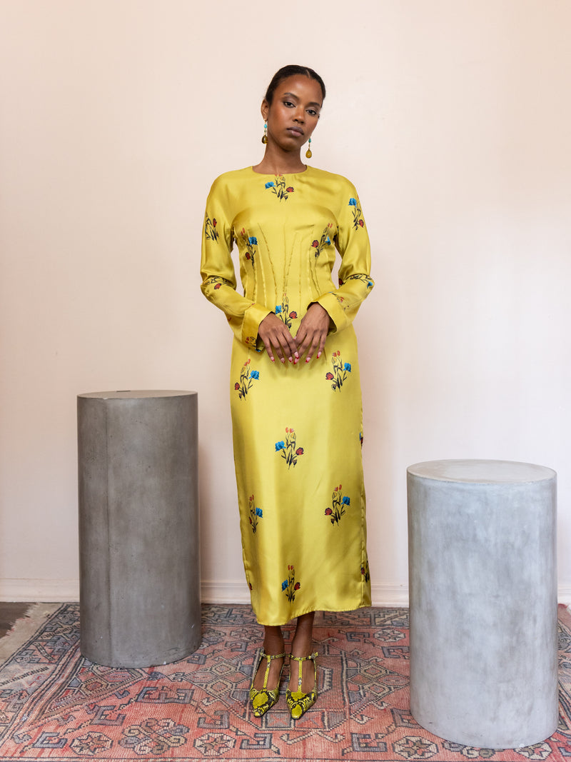 Floral Long Sleeve Dress