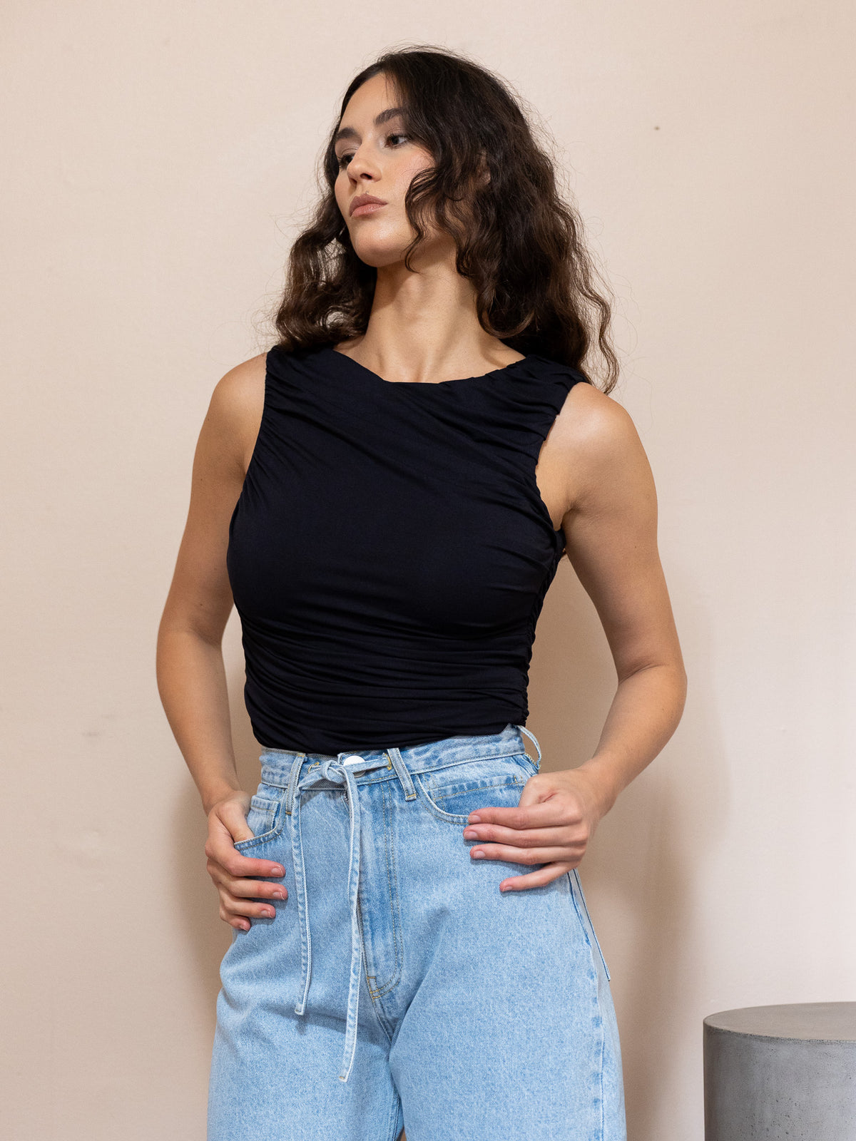 Ora Bodysuit in Black