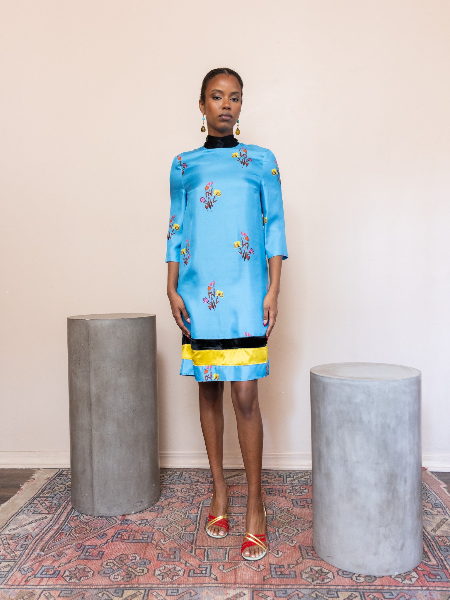 High Neck Dress