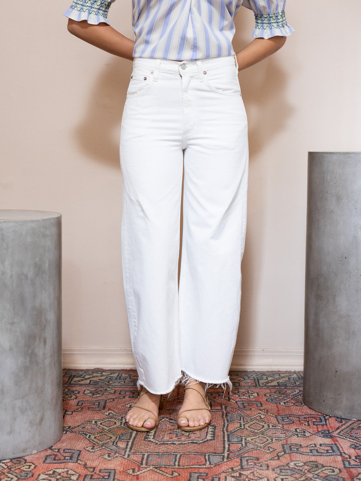 Low Curve Fray Jean