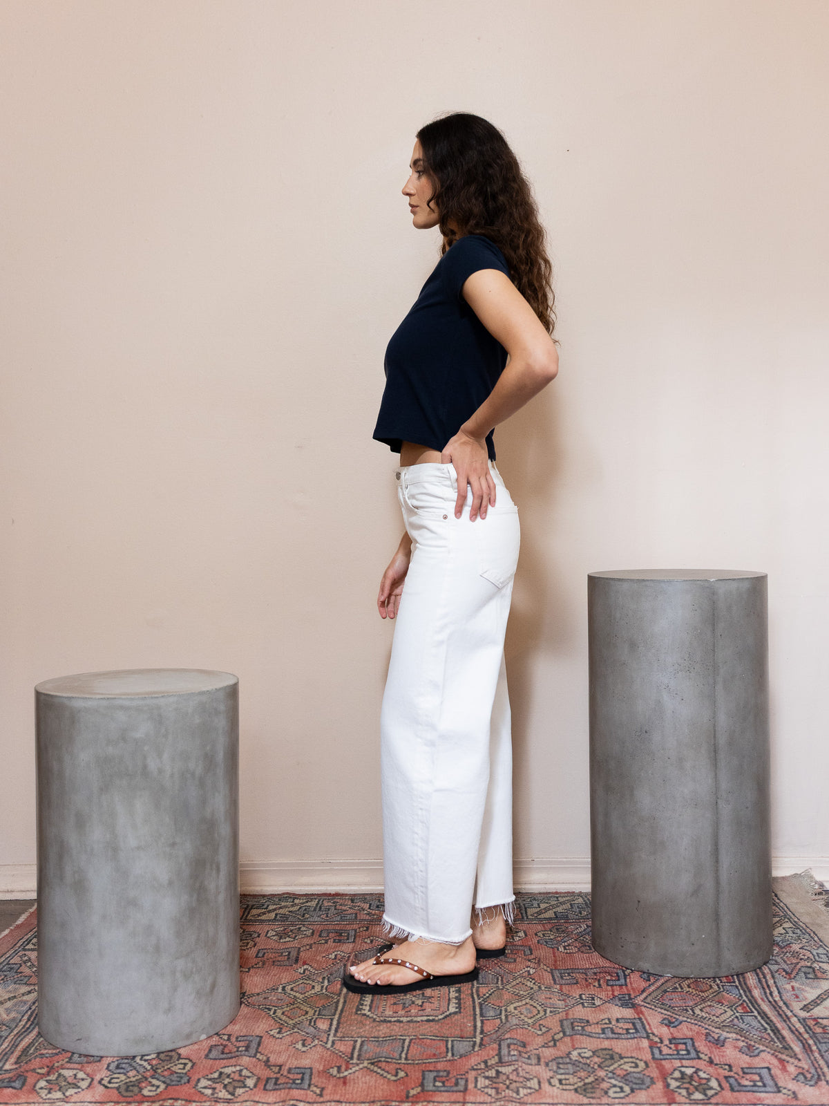 Low Curve Fray Jean
