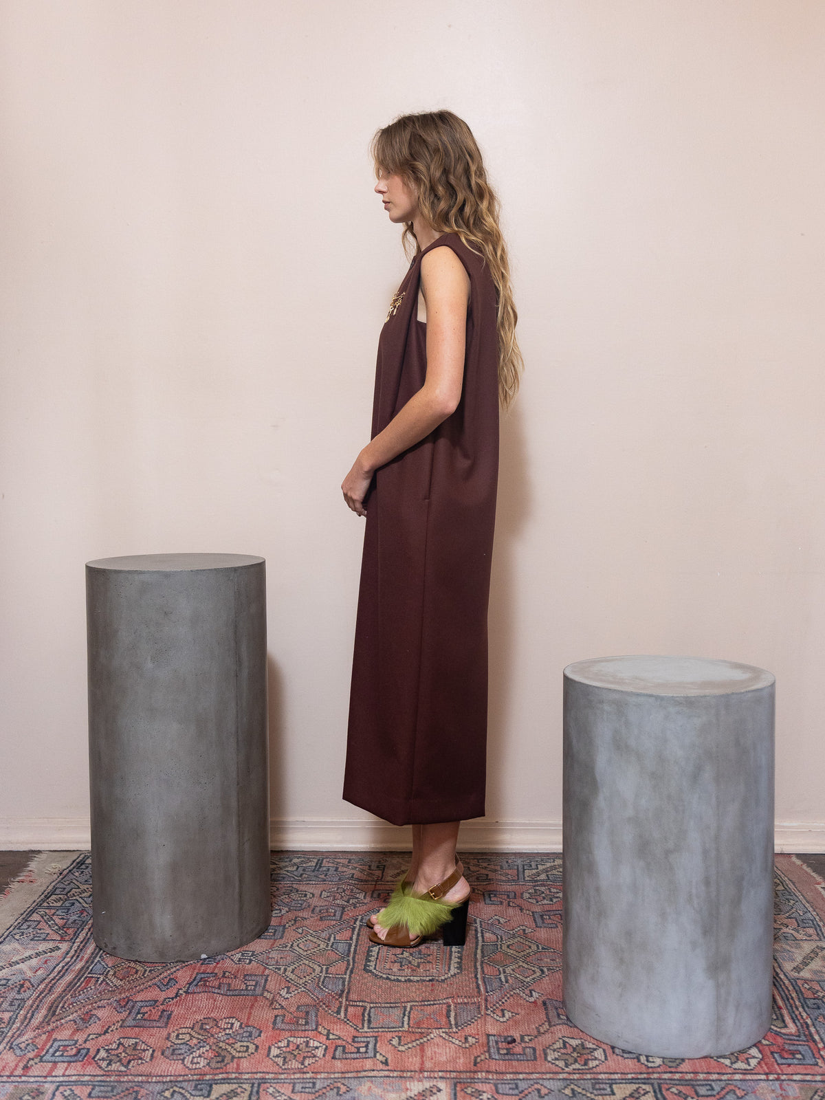 Light Melton Sleeveless Dress