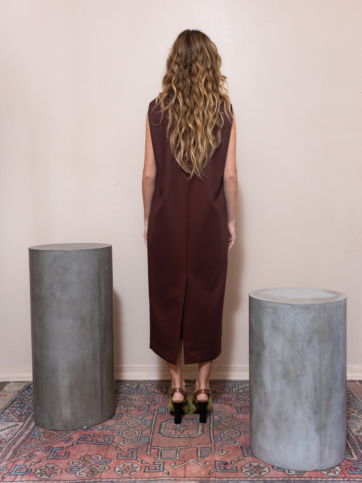 Light Melton Sleeveless Dress