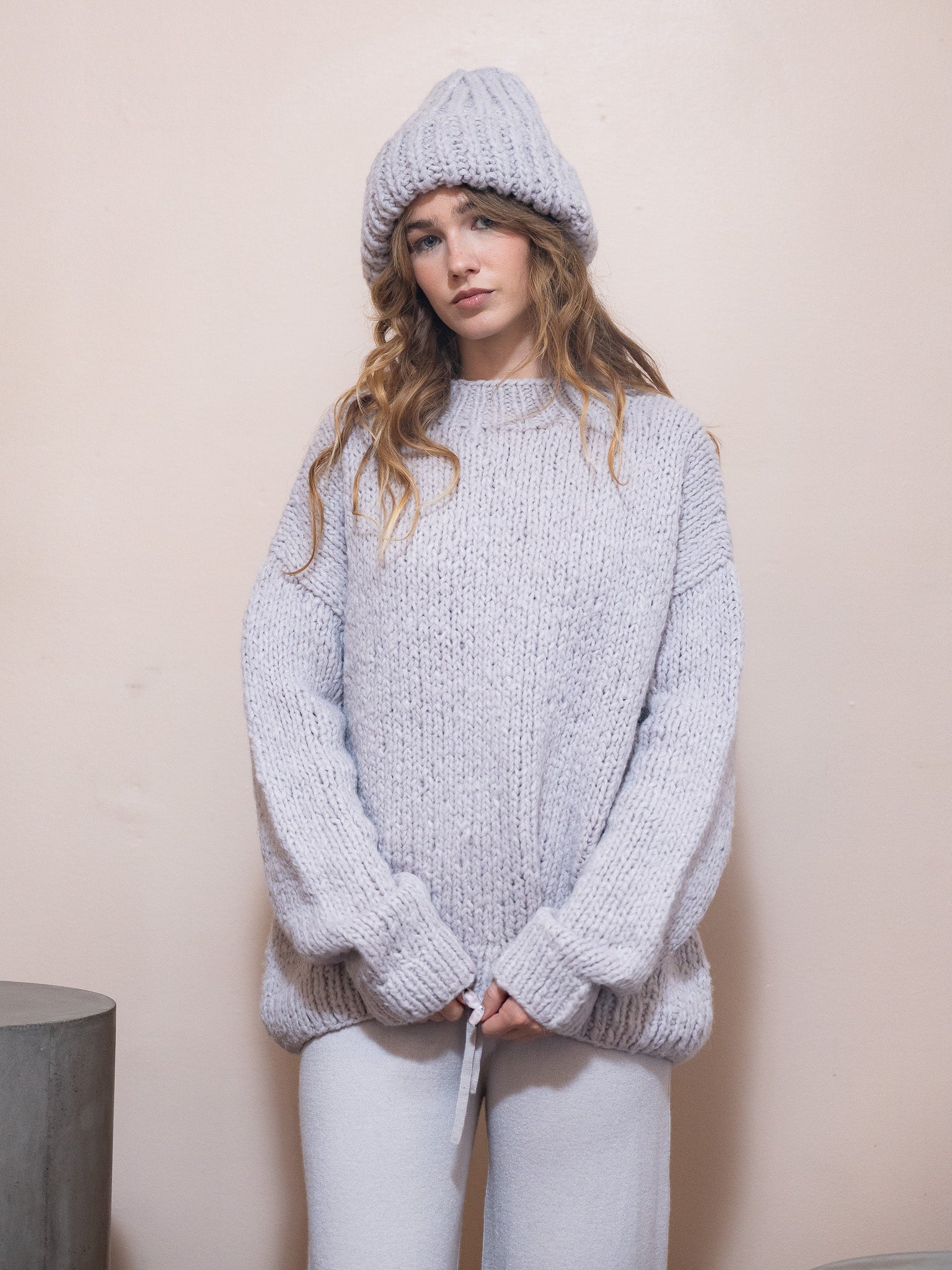 Handknit Rib Hat