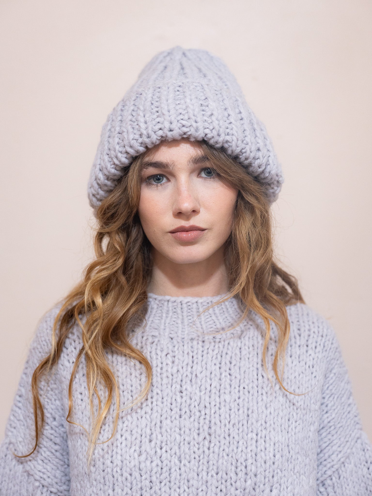 Handknit Rib Hat