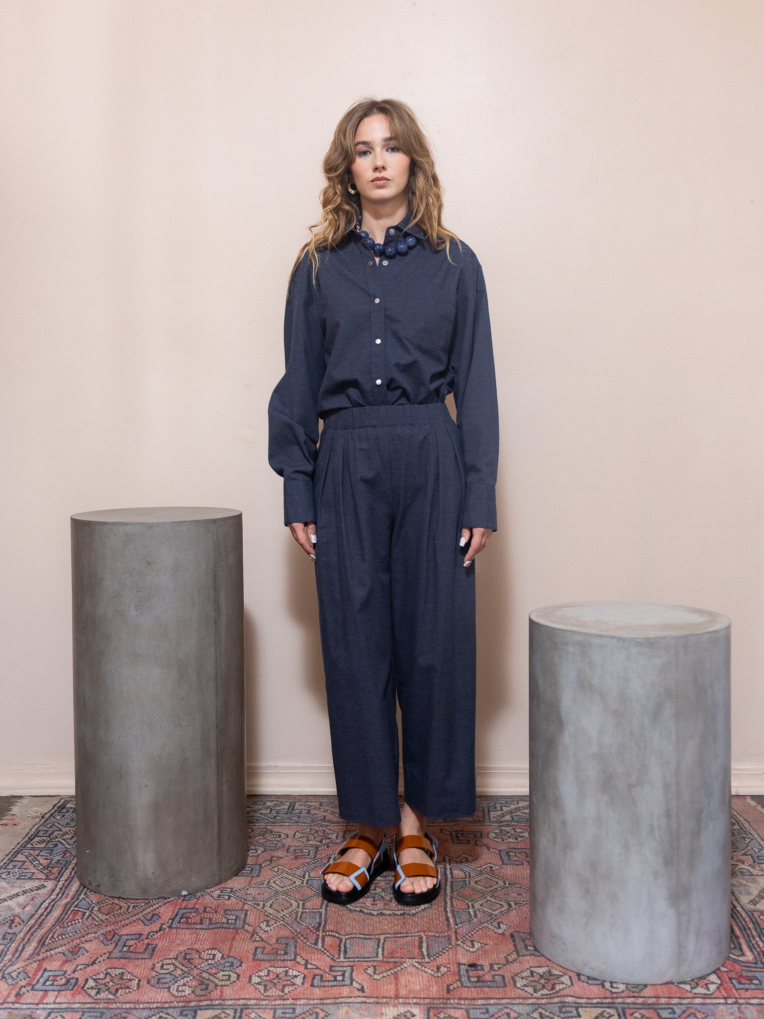 Pull on Wide Leg Cropped Pants