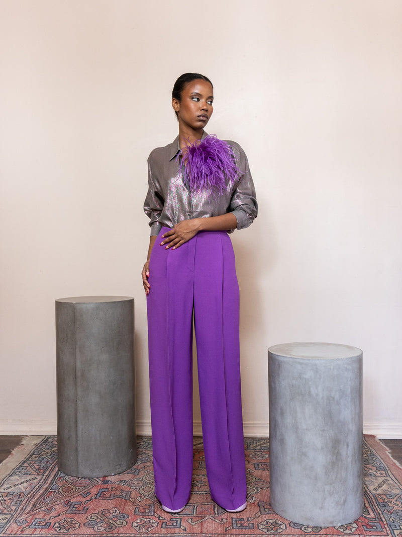 Var Silk Lurex Voile Shirt