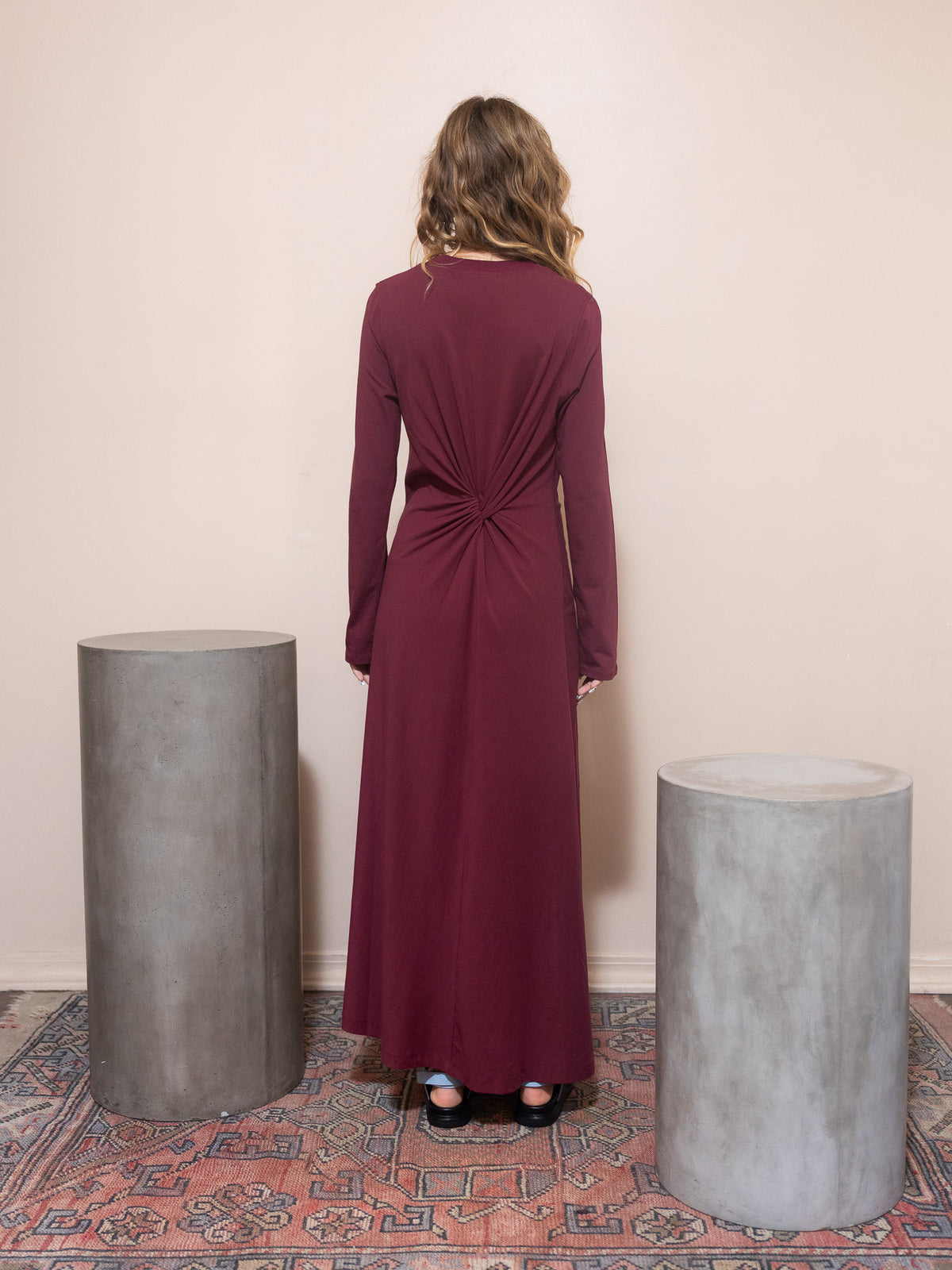 Long Sleeve Volta Twist Dress