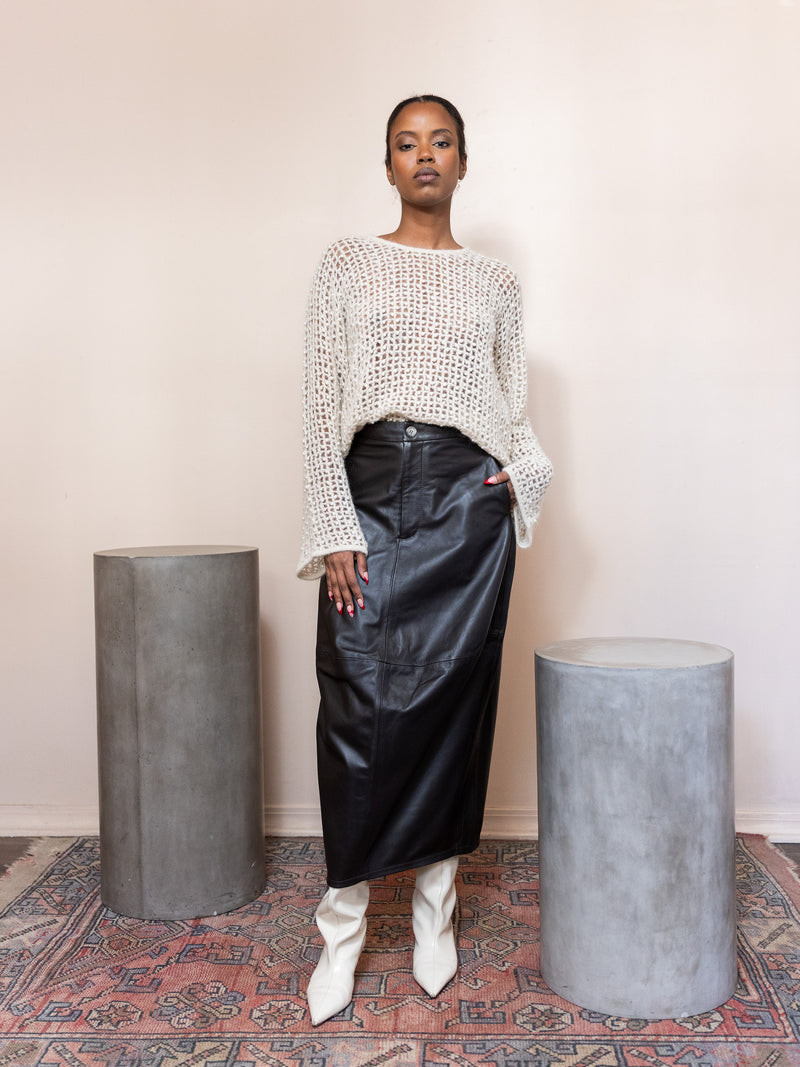 Leather Skirt