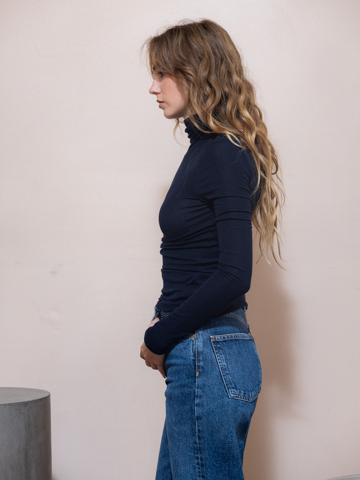 Pascale Turtleneck in Navy