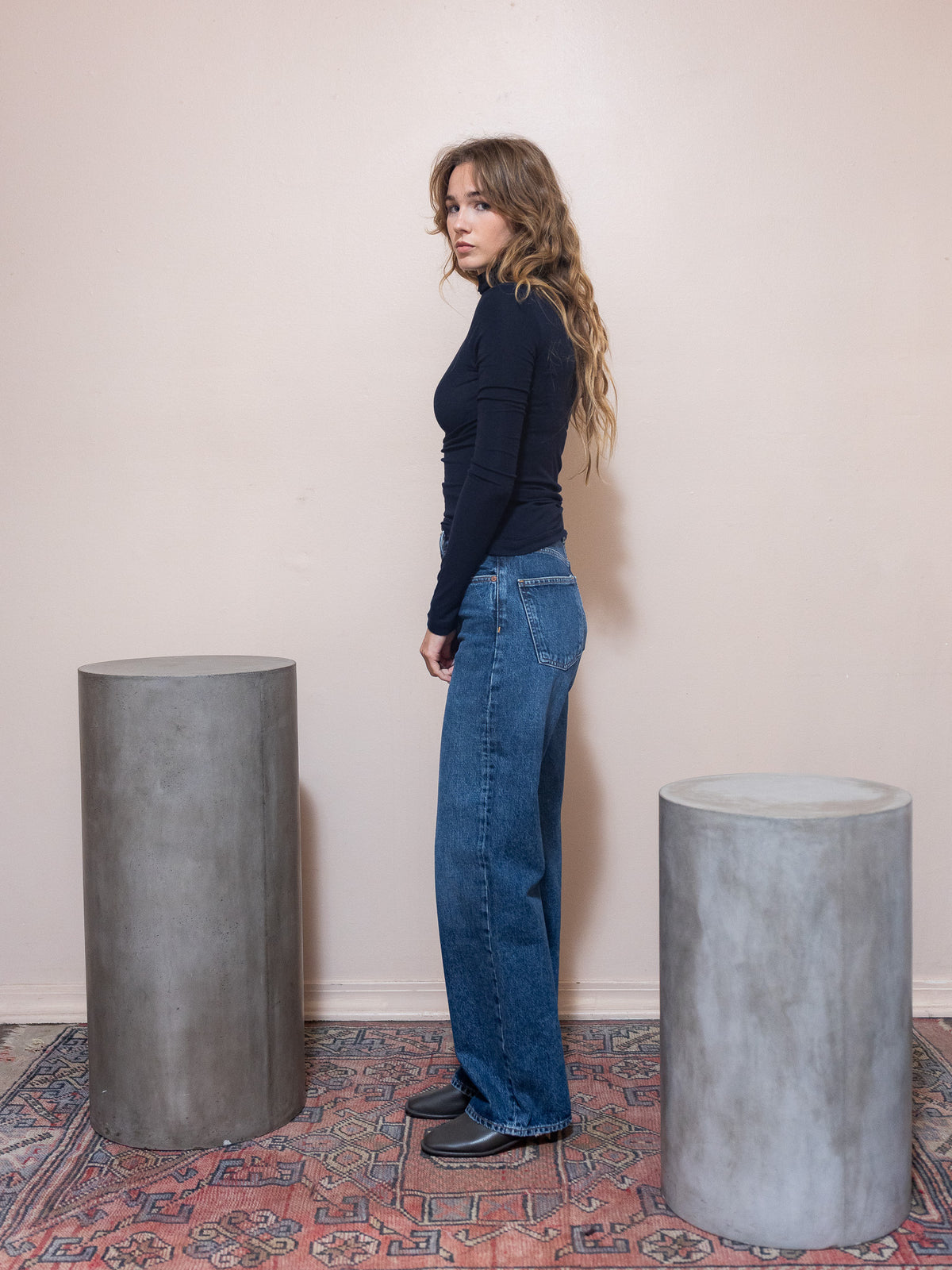 Pascale Turtleneck in Navy