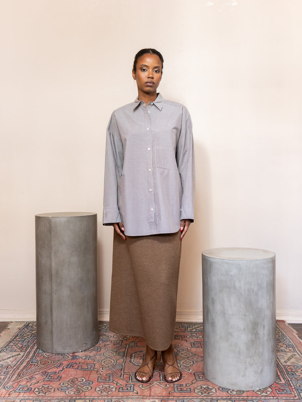 Derris Stripe Button Down