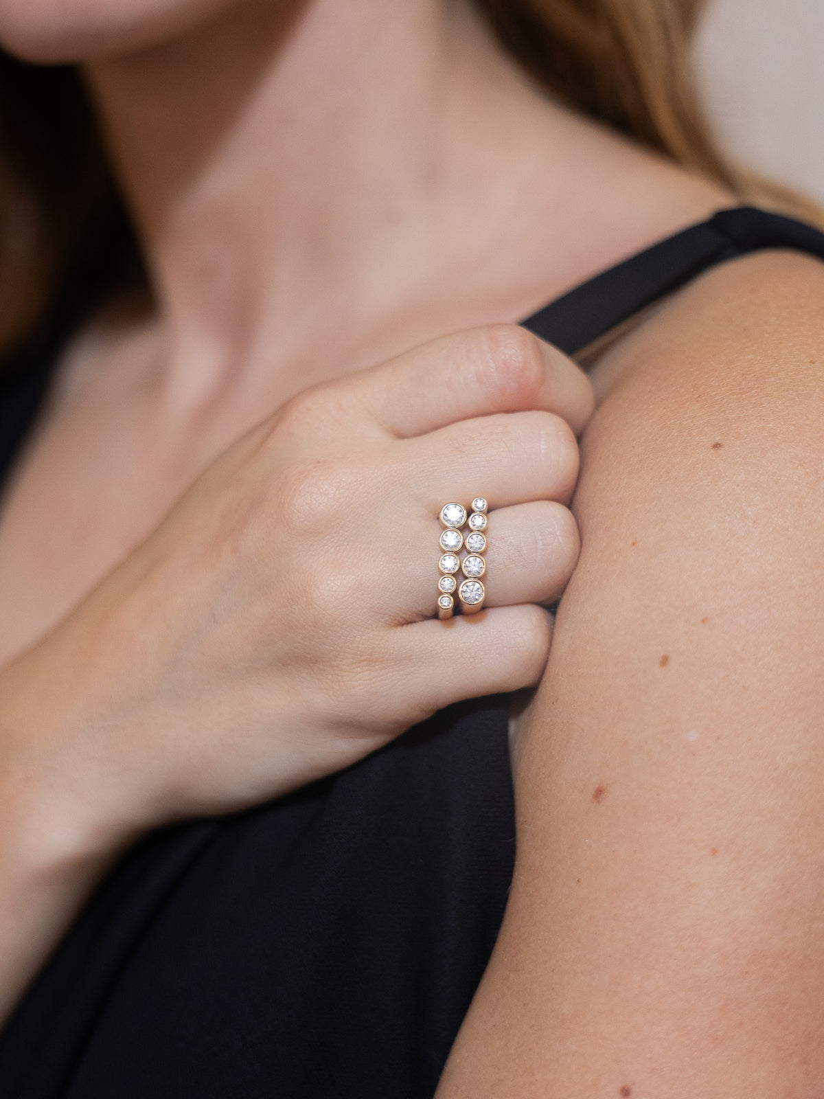 Snorkel Ring with Diamonds