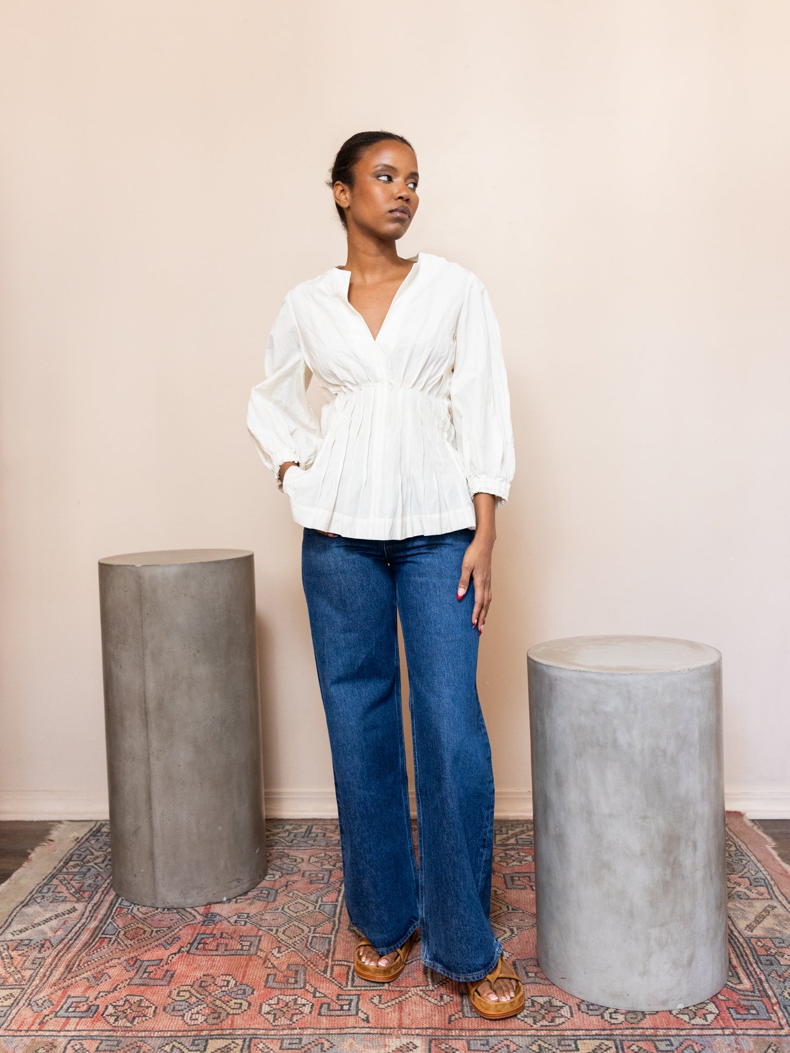 Rocca Pleat Top