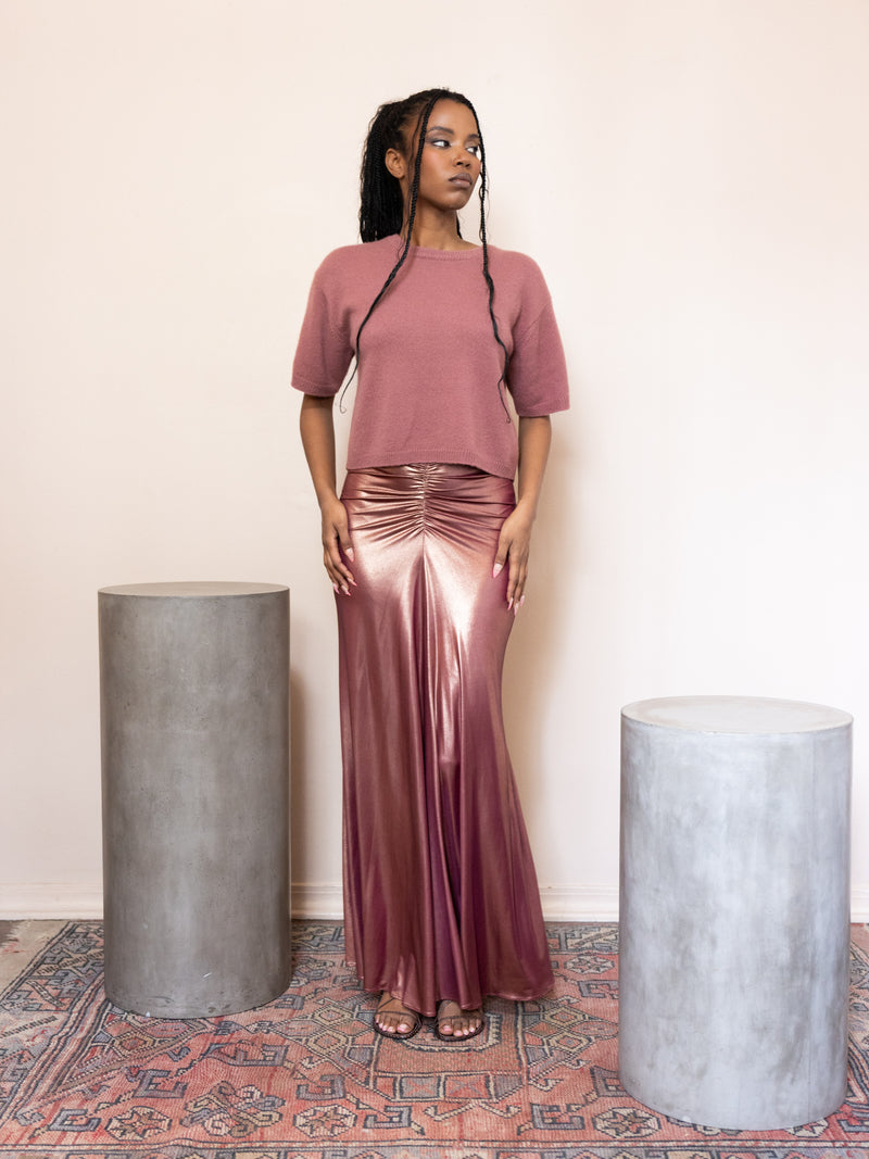 Cashmere Short Sleeve Sweater