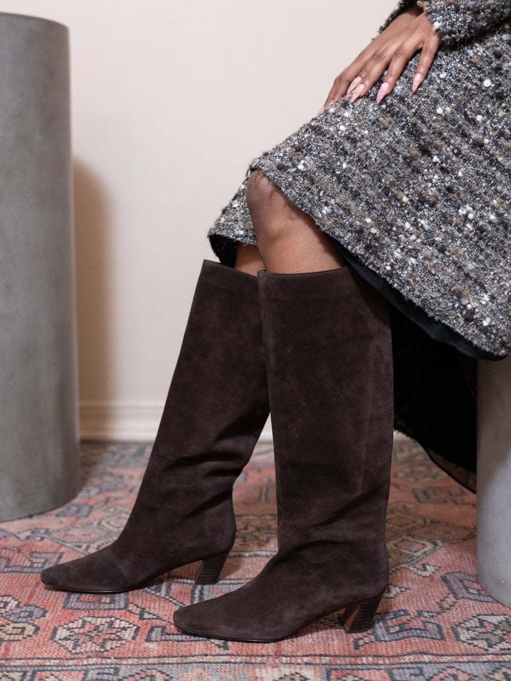 Marley Kicked Heel Tall Boots