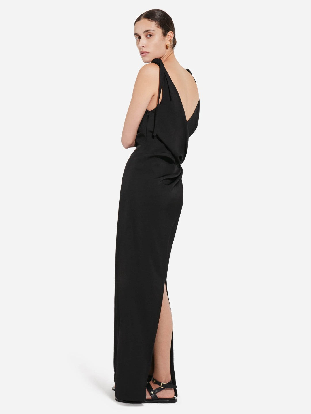 Pleated Slip Dress