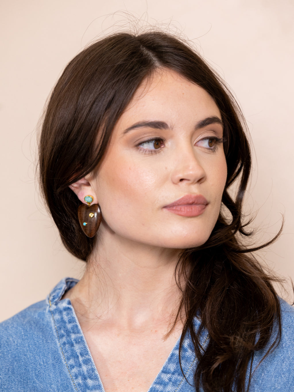 Tamarind Heart Earrings