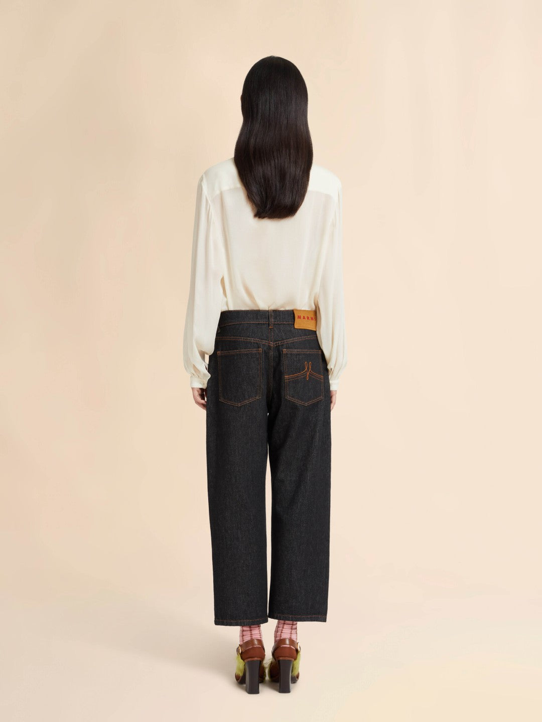 Floral Applique Jeans