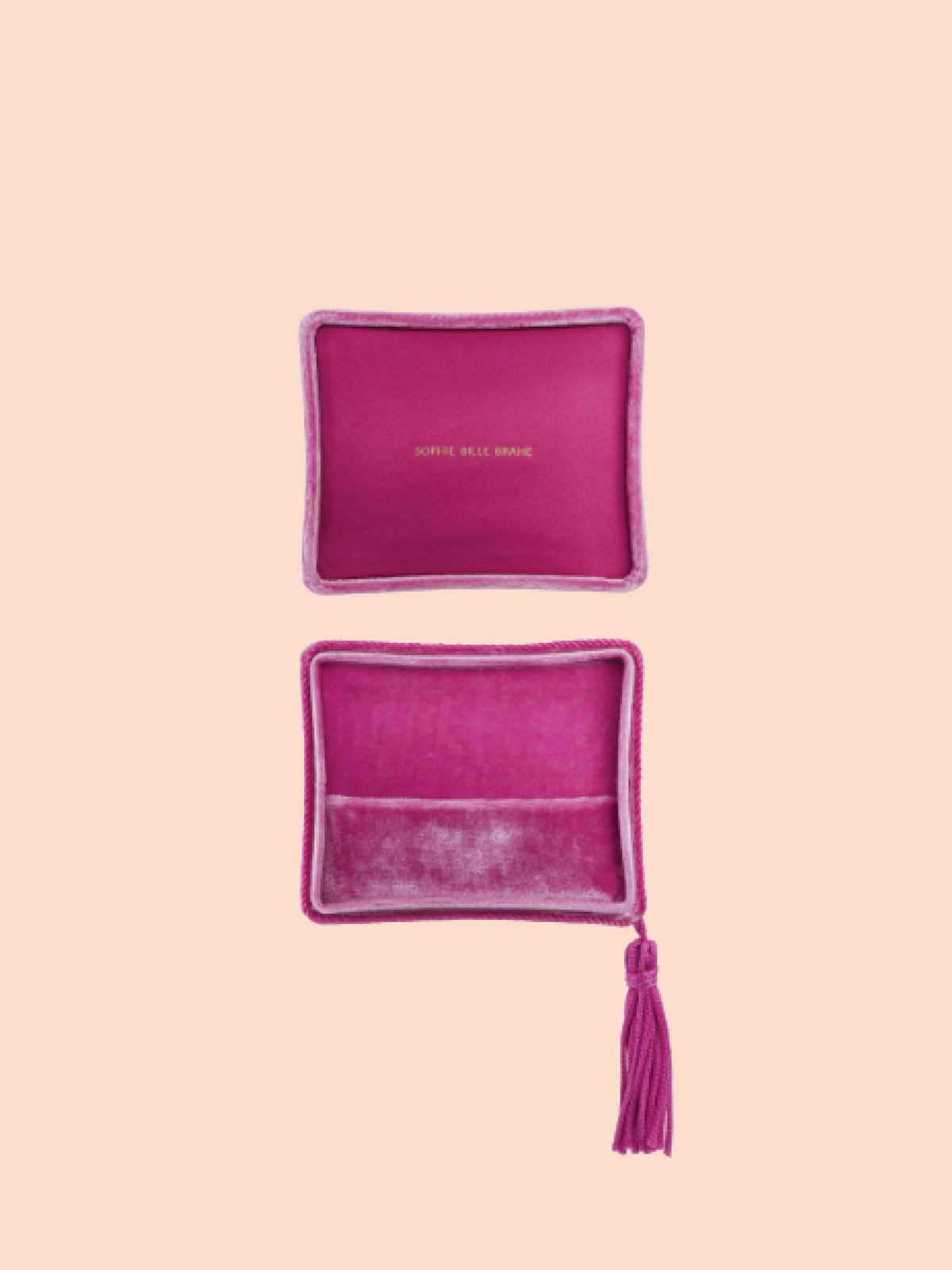 Pink Velvet Jewelry Box