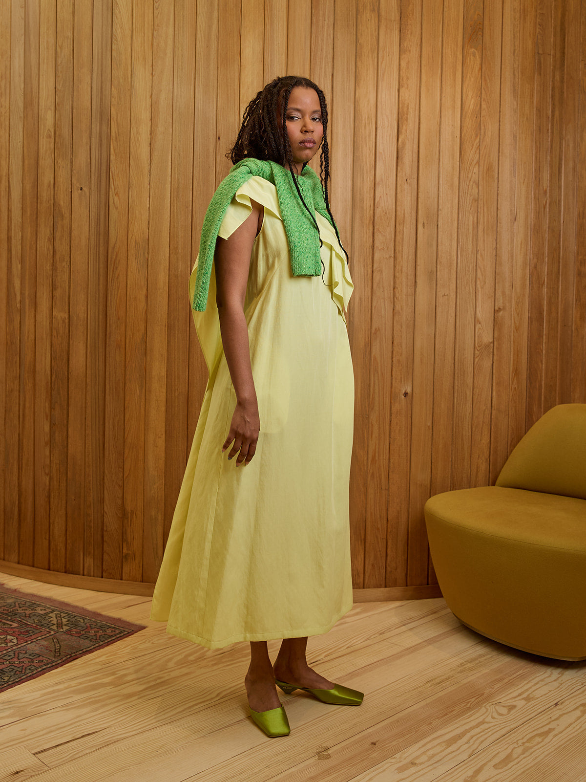 Tea Drape Panel Dress