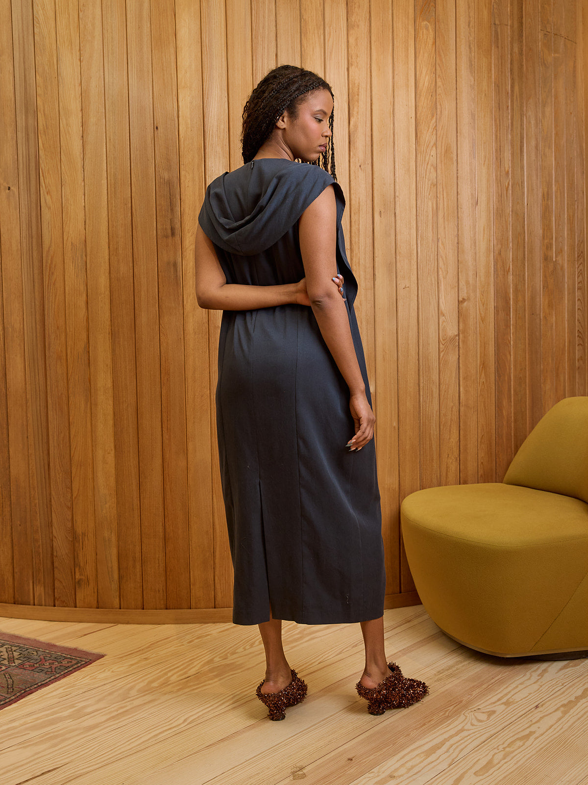 Jenna Drape Sleeve Dress