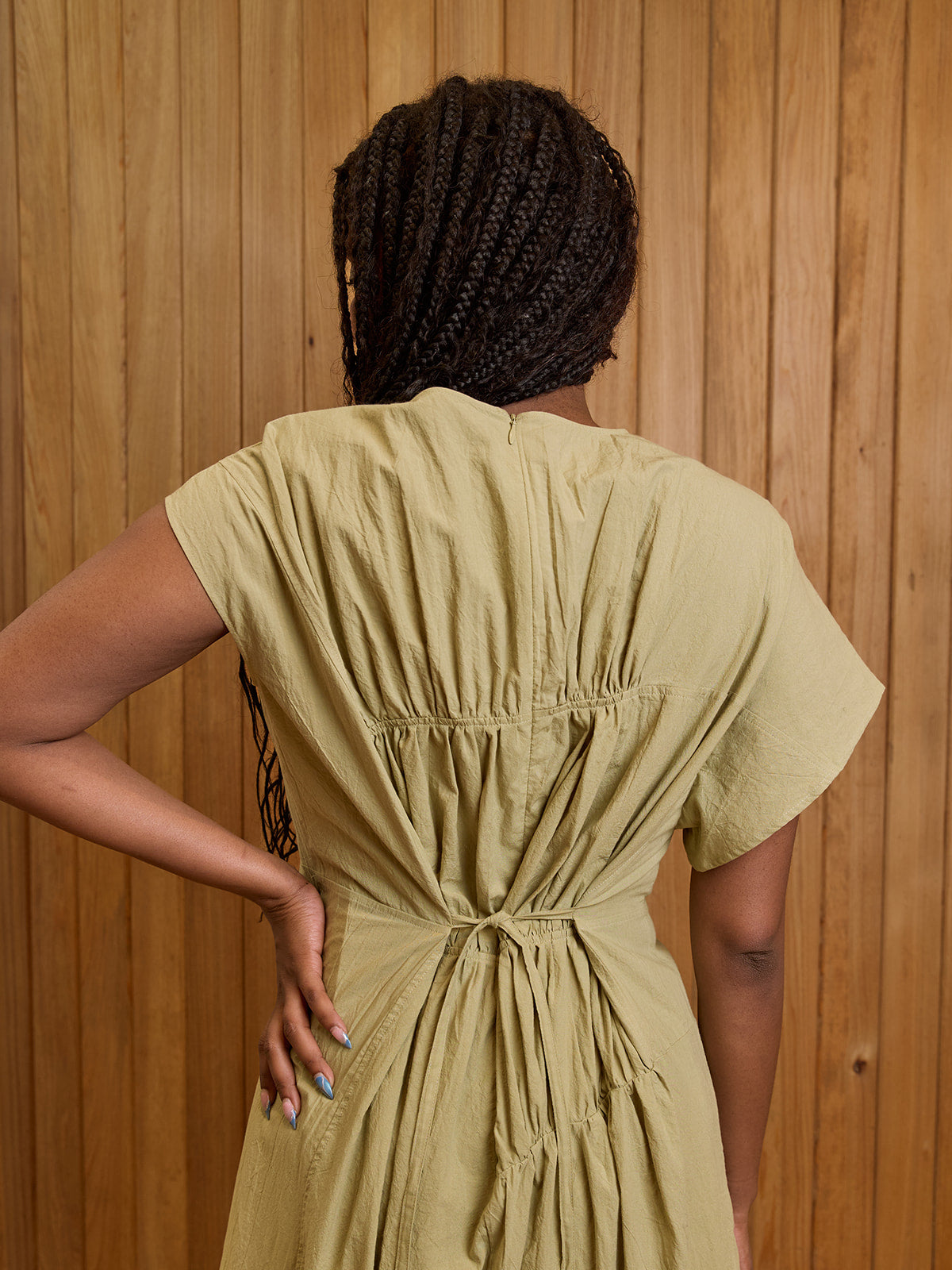 Sara Gather Panel Dress
