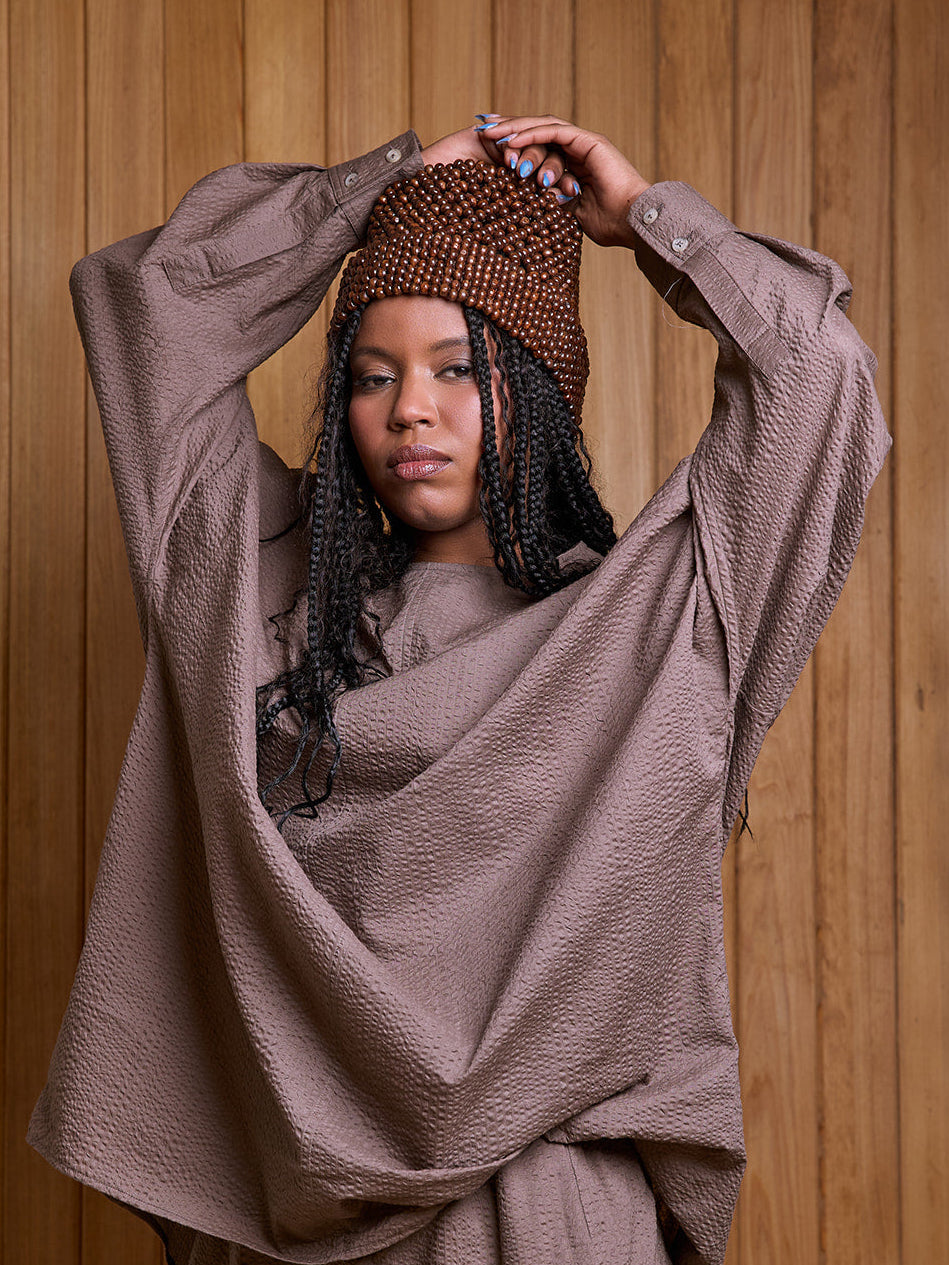Wooden Beads Bucket Hat