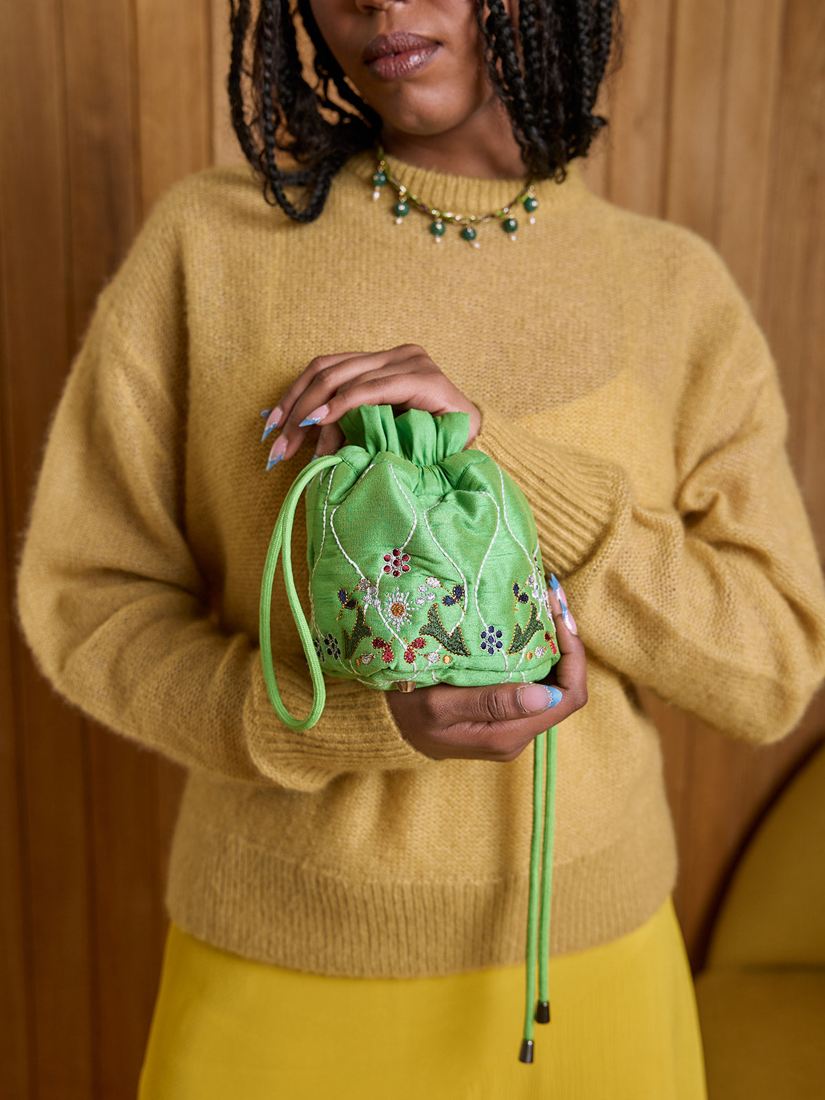 Anne Pouch in Green