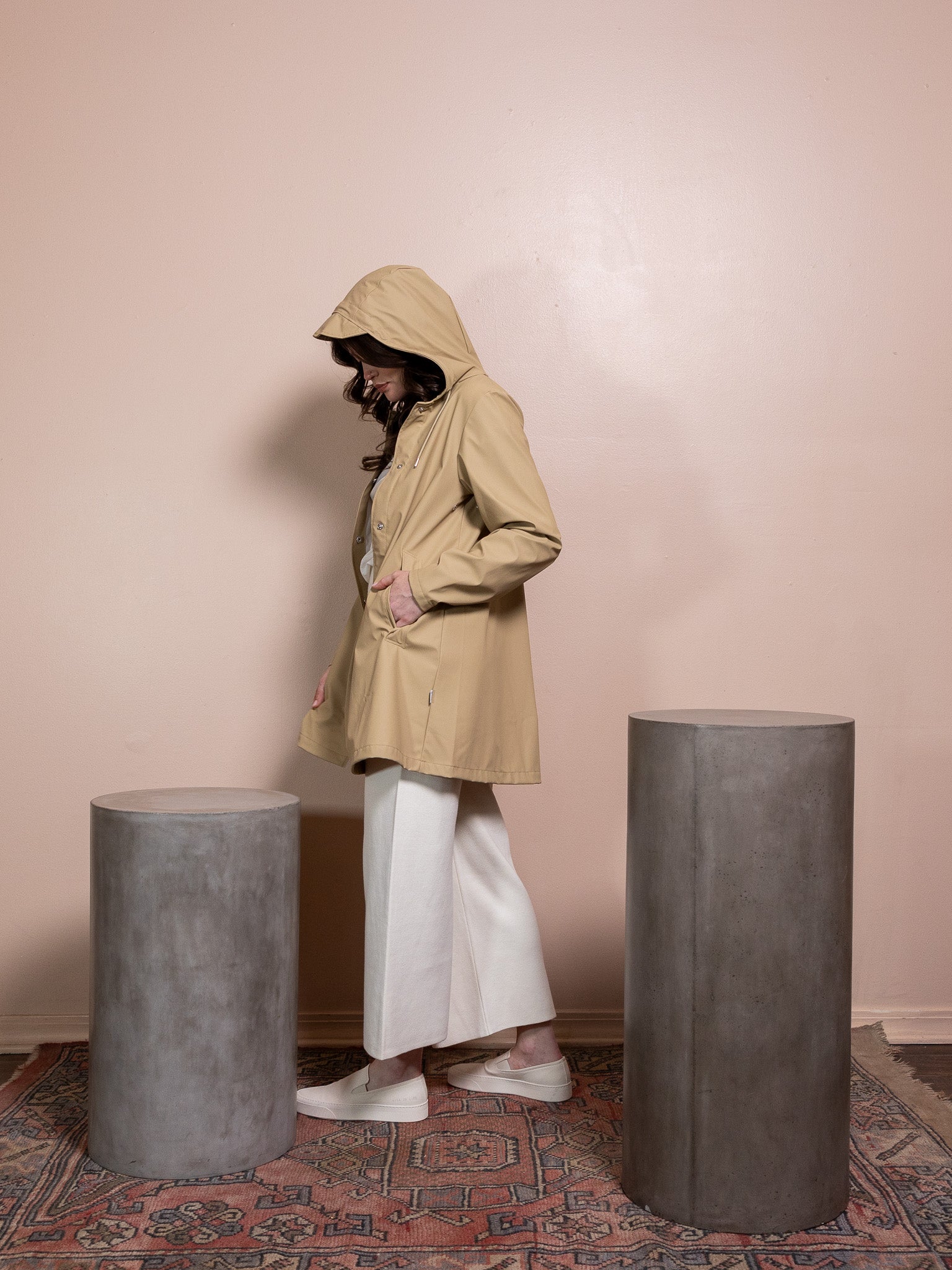 A-Line Jacket in Sand