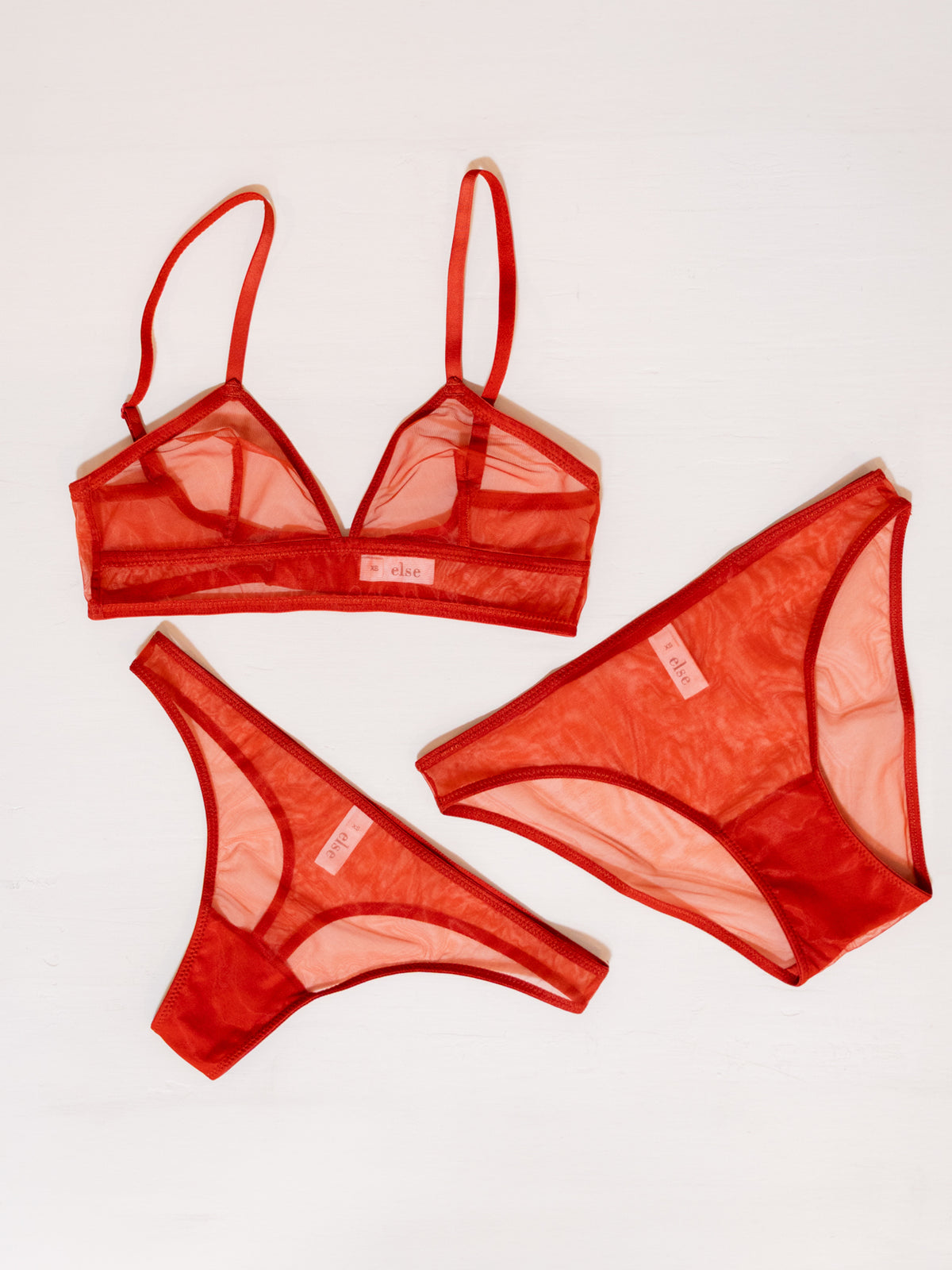 Crimson Bare Minimal Thong