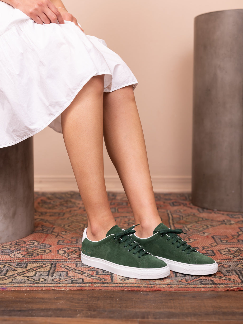 Retro Low Suede in Green