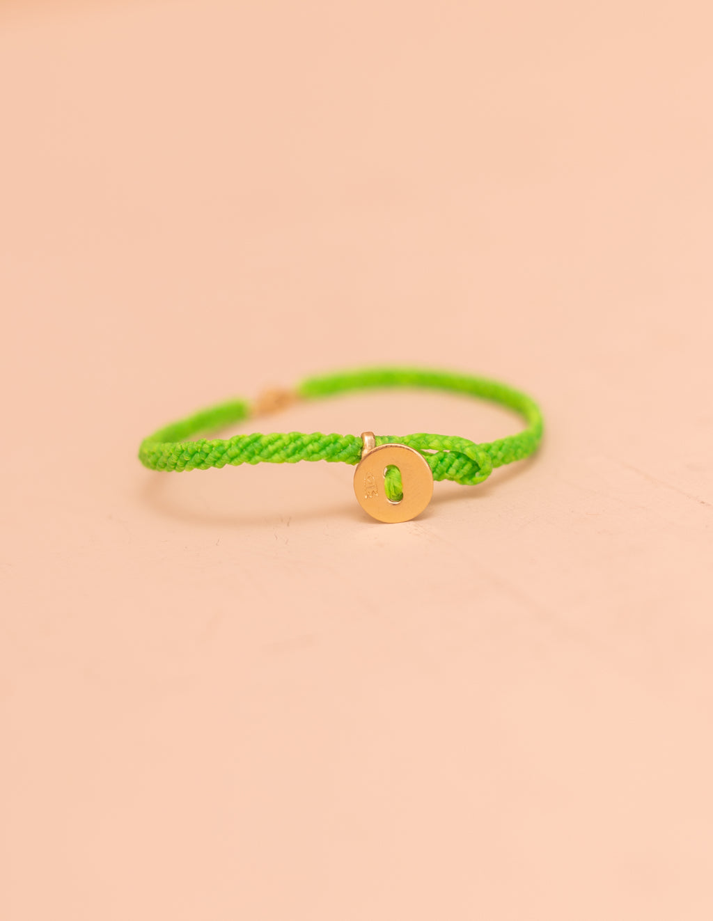 Classic Diamond Bracelet in Neon Green