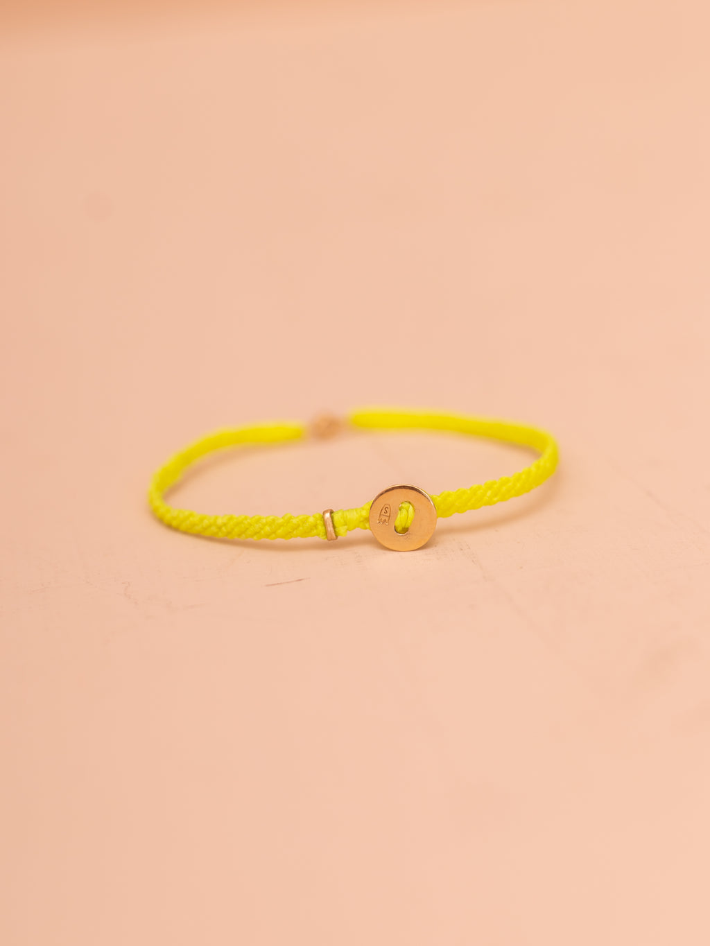 Classic Diamond Bracelet in Neon Yellow