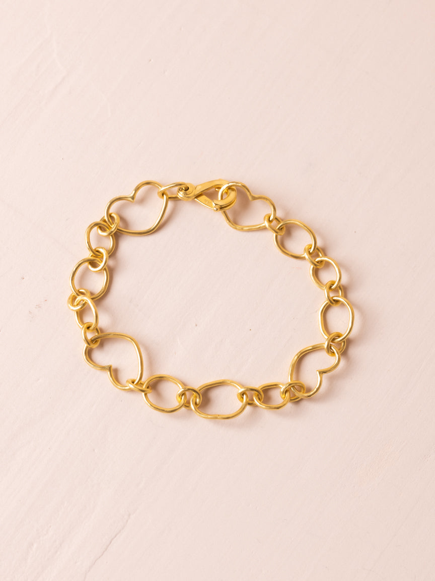 Heart Chain Bracelet