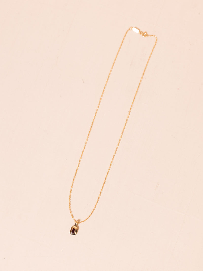 Petite Ruby Staircase Necklace
