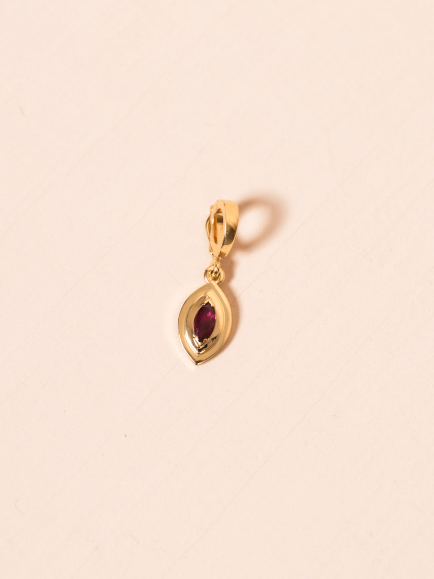 Ruby Marquise Charm