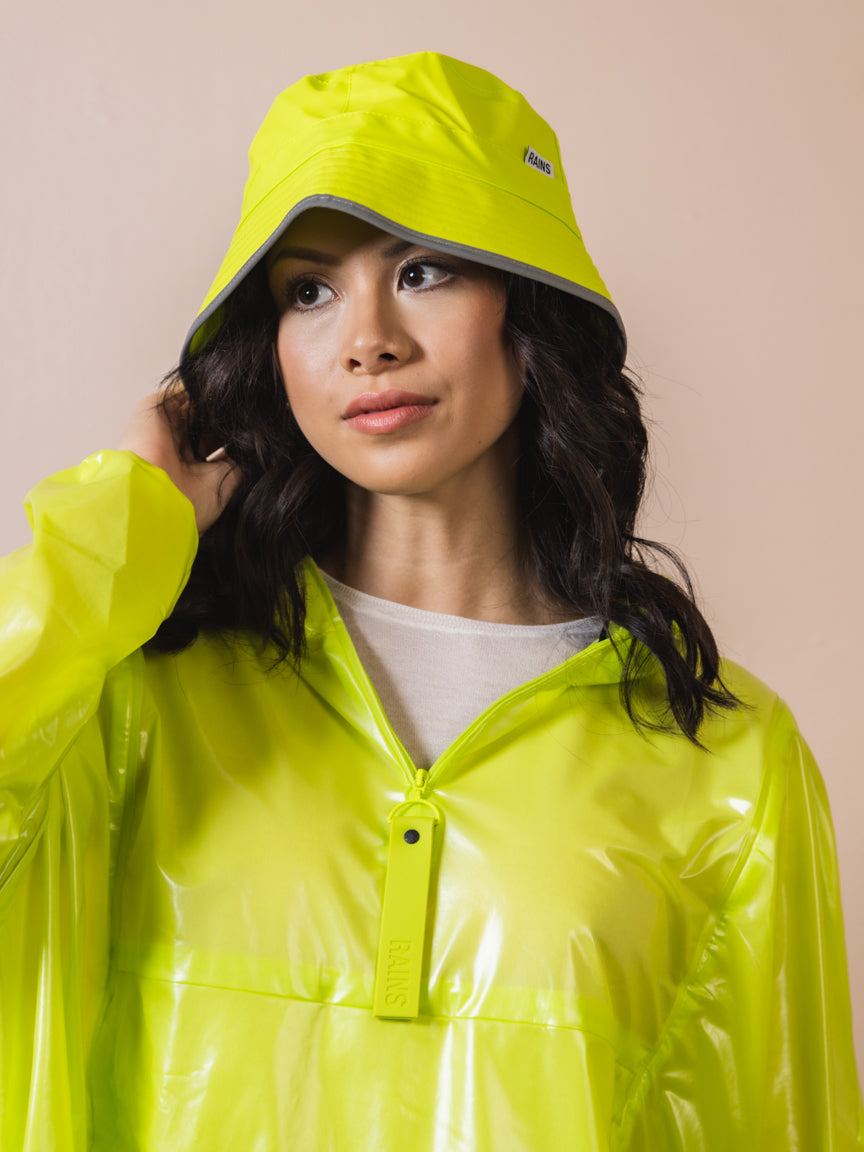 Bucket Hat in Digital Lime