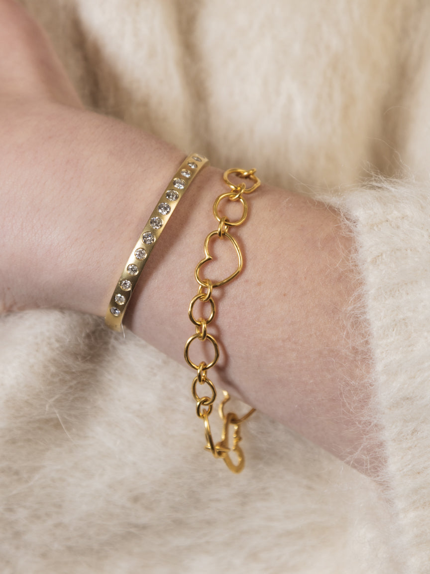 Heart Chain Bracelet