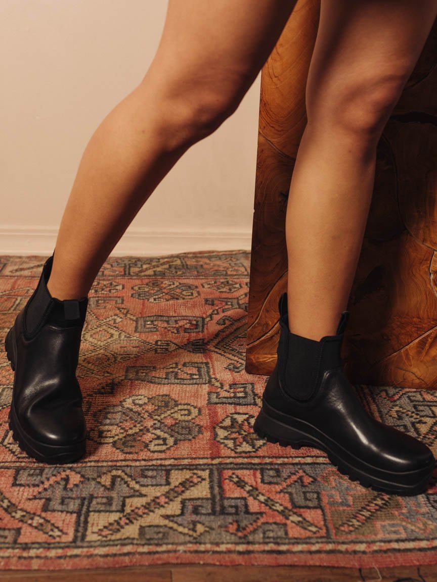 Tara Weather Boot in Black