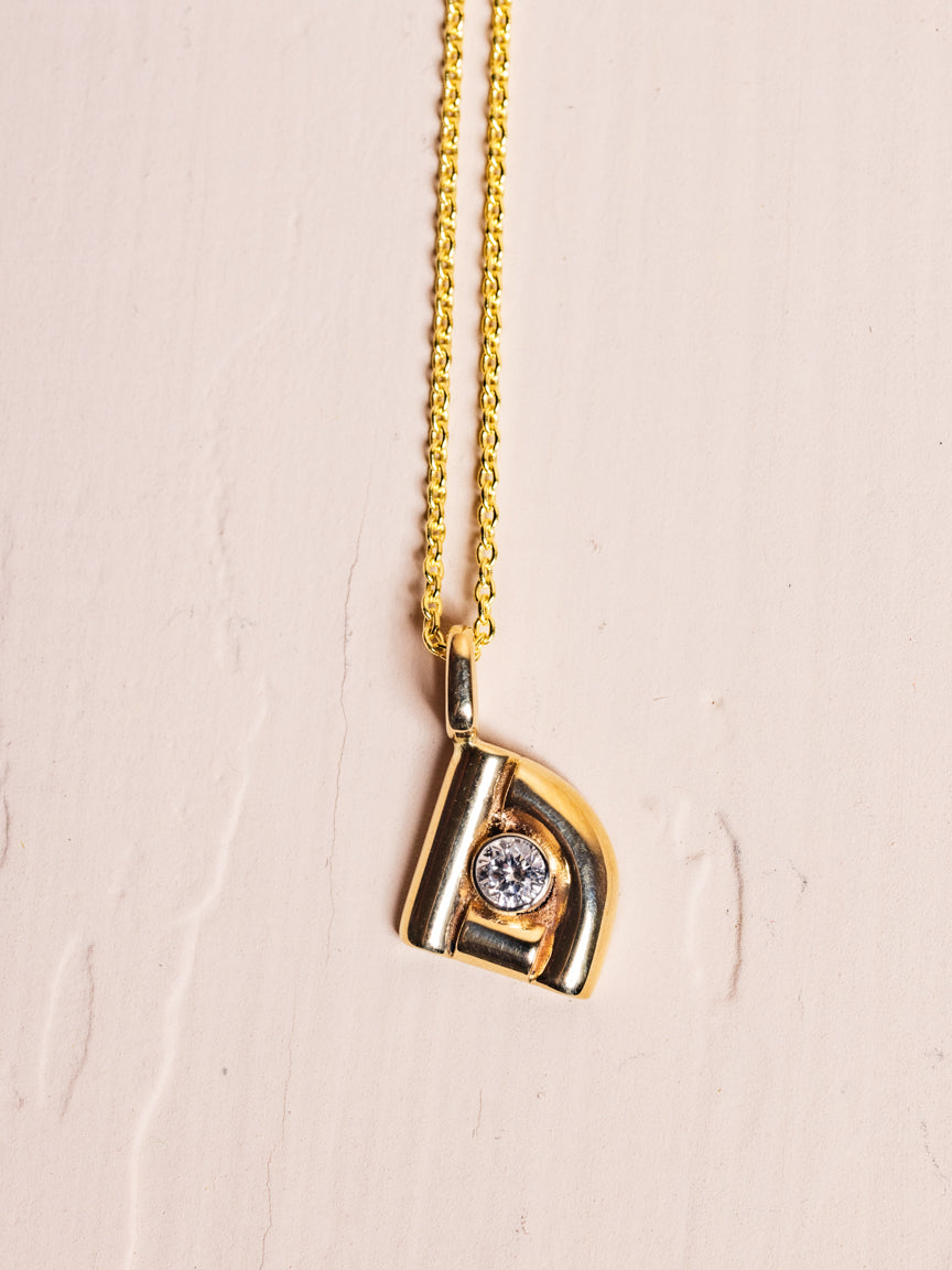 "D" Vadabet Necklace