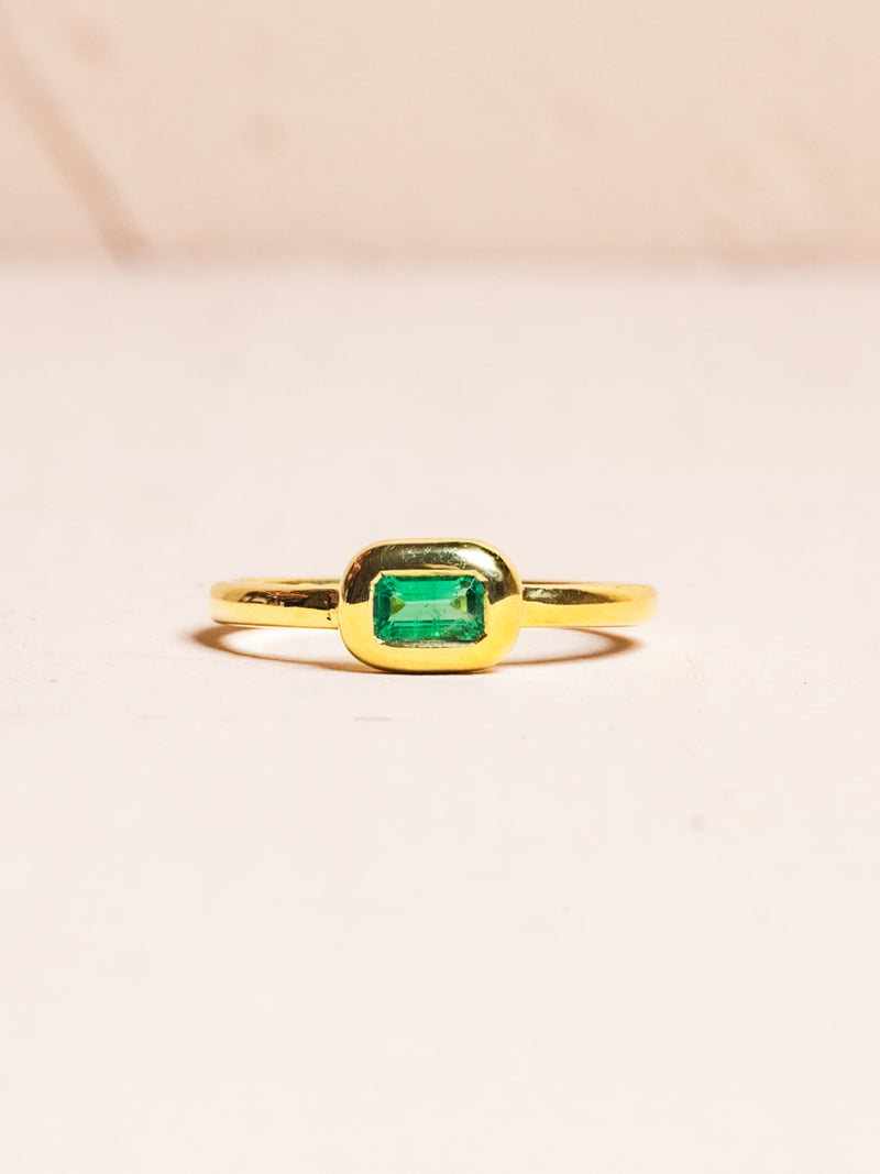 Emerald Baby Bubble Ring